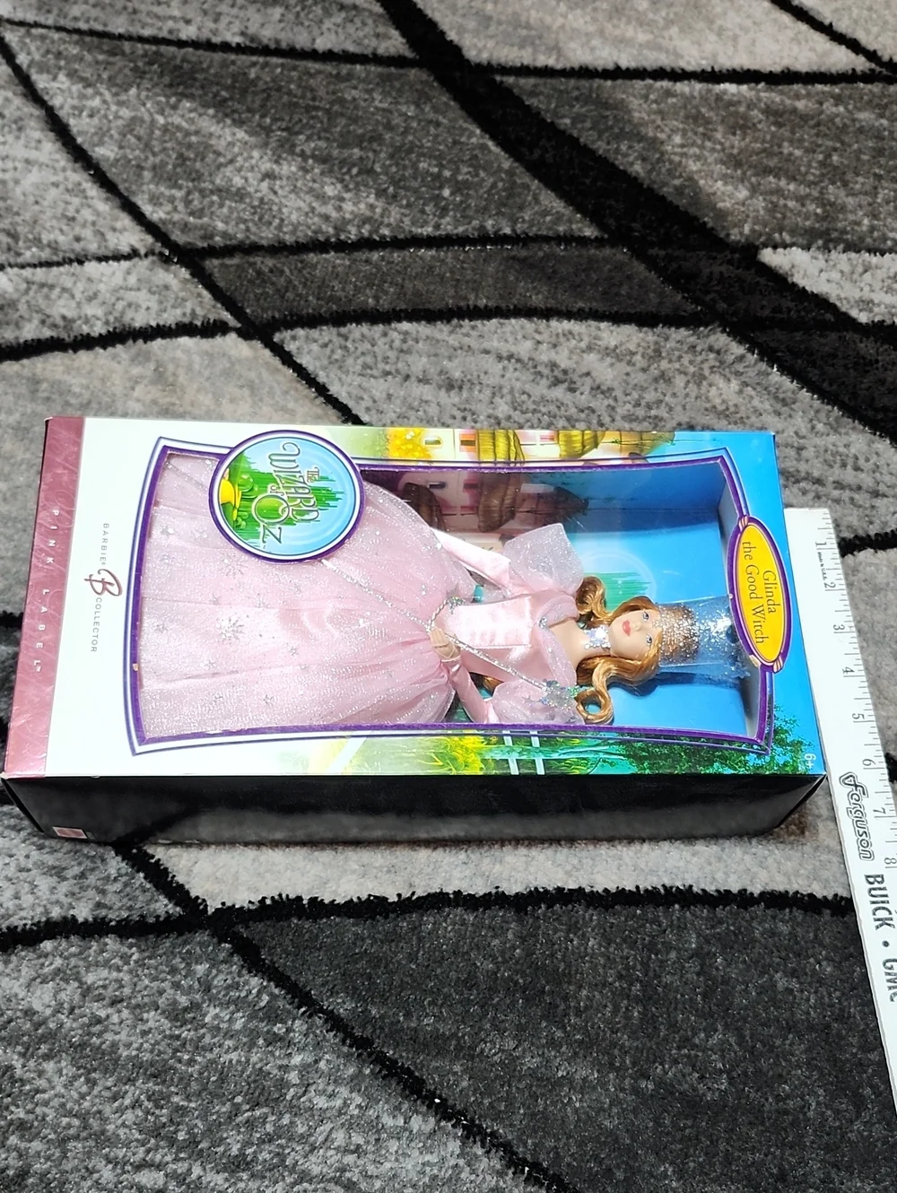 2006 MATTEL BARBIE COLLECTOR WIZARD OF OZ GLINDA THE GOOD WITCH PINK LABEL